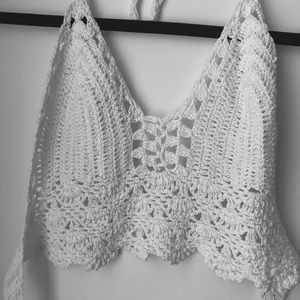Handmade crochet crop top